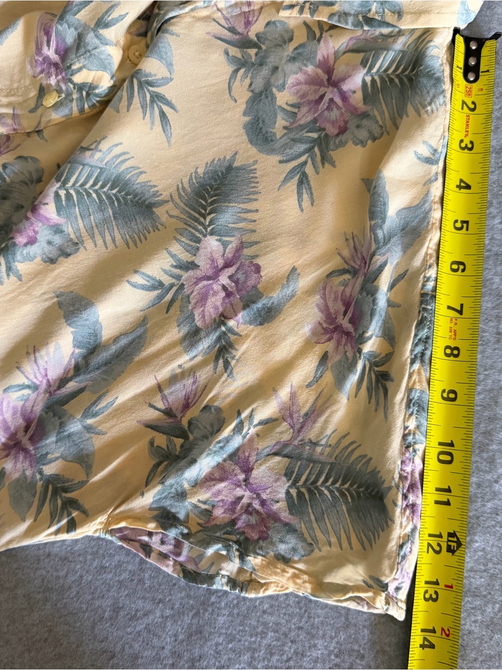 American Eagle Outfitters Cream Floral Button-Front Bodysuit - Picture 10 of 12